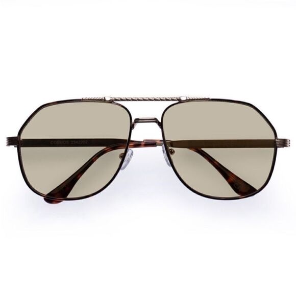 Aire NWT Cosmos - Bright Gold Khaki Tint Sunglasses - Picture 3 of 9